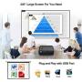 True Full HD Movie Projector 4K Supported, 7200 Lumen Native 1080P Projector with WiFi and Bluetooth Wireless Projector for Home Theater with X/Y Zoom 4D Keystone Supports Laptop, Nintendo, PS4, DVD