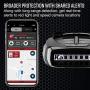 Cobra RAD 480i Laser Radar Detector – Long Range Detection, Bluetooth, iRadar App, LaserEye Front and Rear Detection, Next Gen IVT Filtering, Black