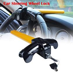 EFORCAR Universal Car Steering Wheel Theft Proof Lock Heavy Duty Suitable for Van Car SUV Rotary Anti-theft T-shaped Lock