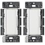 Lutron Maestro C.L Dimmer Switch (2 Pack) | for Dimmable LED, Halogen & Incandescent Bulbs, Single-Pole or Multi-Location | MACL-153M-WH | White