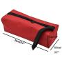 EOPER Oxford Canvas Waterproof Storage Hand Tool Bag Screws Nails Bit Metal Parts Fishing Travel Makeup Organizer,Black