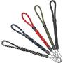 YOUOWO 5 Pack Wrist Lanyards Adjustable Length lanyards for Keys car Flashlight Cell Phone Pen Wraps Wristlet Keychain Hand Wrist Lanyard Black red Blue Green White&Black