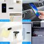 MOSA Magnetic Phone Car Mount, [2 Pack] Mini Strip Cell Phone Holder for Car Magnetic Mount Compatible with iPhone 12 11 Pro XS Max XR X 8 7 Stand Car Magnet Phone Mount