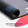 VicTsing Big Mouse Pad with Double Stitched Edge, 【Upgraded Version】14.6×11.8 inches Superfine Textured Mouse Mat, Nonslip Natural Rubber Base Mouse pad for Gaming Computer & Laptop & PC