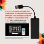 Wired Carplay USB Dongle,Android Auto, Mirroring,Smartphone Link Receiver for The Vehicle with Android System carplay Upgrade/USB Connect/SIRI Voice Control/Google Maps