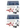 Hailege 2pcs NE555+CD4017 Running LED Flow LED Light Electronic Production Suite DIY Kit 2.5-14.5V