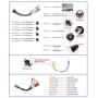 Car Stereo Double Din Car Radio Android 8.1 Audio 9”2.5D HD Touch Screen in Dash Car MP5 Player with Bluetooth GPS Navigation WiFi FM/AM Radio Support Mirror Link SWC Dual USB + Rear View Camera