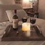 3 Pcs Creative LED Candle Lamp Simulation Flame Tea Light Remote Control Hemp Rope Electronic Candle Lamp for Restaurant Bar Hotel