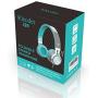 Elecder i39 Headphones with Microphone Foldable Lightweight Adjustable On Ear Headsets with 3.5mm Jack for Cellphones Computer MP3/4 Kindle School (Mint/Gray)
