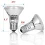 75PAR20/FL 6 Pack Dimmable 130V 75 Watt PAR20 High Output 120V Long Lifetime Halogen Spot Light Bulb-Replace par20 60W 75W Lamp Flood Beam Wide Angle Ceiling Recessed Can Lighting Home Replacement