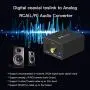 Digital to Analog Audio Converter, PORTTA SPDIF Optical Toslink Coaxial to RCA R/L Adapter DAC Converter for PS3 PS4 Xbox DVD Blu-ray Sky HDTV Apple TV Amplifier Stereo Soundbar