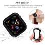 Goton Compatible iWatch Apple Watch Edge Case 40mm SE/Series 6/5 / 4 [No Screen Protector], (2 Packs) Soft TPU Shockproof Edge Case Cover Bumper Protector (Black and Black, 40mm)