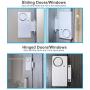 Wsdcam Wireless Door Alarm with Remote 2 Pack, Battery Included, 105 dB Loud Pool Door Alarm, Wireless Door Open Alarms Sensor for Kids Safety Home Security