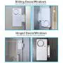 Wsdcam Wireless Door Alarm with Remote 2 Pack, Battery Included, 105 dB Loud Pool Door Alarm, Wireless Door Open Alarms Sensor for Kids Safety Home Security