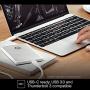 G-Technology 2TB G-DRIVE Mobile USB-C (USB 3.1 Gen 1) Portable External Hard Drive, Gold - 0G10340