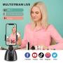 CARRVAS Smart Tracking Holder Auto Face Object 360° Rotation Auto Tracking Holder Smartphone Interactive Content Creation Pod Live Stream Following Vlog for iPhone Android Phones