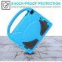 iPad 9.7 2018 / 2017 / Air 1/2 / Pro 9.7 Case for Kids - SUPLIK Durable Shockproof Protective Handle Bumper Stand Cover with Screen Protector for iPad 9.7 inch 5th/6th Generation, Blue