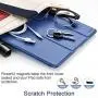 ESR Yippee Trifold Smart Case for iPad 6th Generation 2018/2017 (Not for iPad 10.2) [Lightweight] [Multi-Angle Viewing Stand Case] [Auto Sleep/Wake] for iPad 5th/6th Gen - Navy Blue