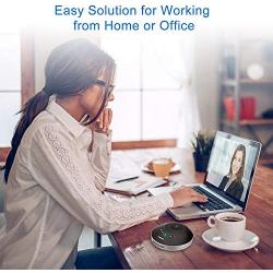 Tenveo Speakerphone A2000 Conference Call Speaker USB Conference Speakerphone for skype Zoom Webinar 8-10 People Business Conference (A2000)