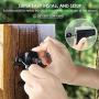 Driveway Alarm System, ELEPOWSTAR Weatherproof Outdoor Motion Sensor Detector Doorbell, Wireless Security Alert System with 58 Chimes/5 Level Volumes/LED Flash, Fits for Home, Yard, Garage, Gate, Pool