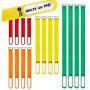 Wrap-It Storage Cinch-Straps (Assorted 16 Pack) Features Stainless Steel Buckle and Write on Label for Easy Cord Identification and Cable Management, Reusable Multi-Purpose Securing Cinch Straps