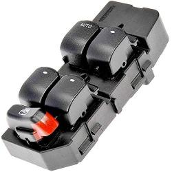 APDTY 15823976 Master Power Window Switch Fits 2008 2009 2010 Chevy Chevrolet Malibu 4-Door Without One Touch Express Open/Close Function (Replaces GM 20807220, 15823976)