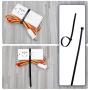 Each 100 Pack KOOWIN 4+6+8+12 Inch Self-Locking Eco-Friendly Black Nylon Plastic Cable Zip Ties Assorted Sizes Heavy Duty Wire Tie Wraps for Home, Office, Garden, Garage, Workshop (400pcs)