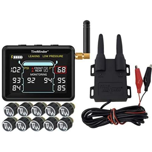Minder Research TM22143 TireMinder i10 RV TPMS with 10 Transmitters
