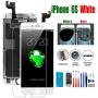 for iPhone 6S Screen Replacement White, Drscreen LCD Touch Digitizer Complete Display for A1633, A1688, A1700,with Proximity Sensor Ear Speaker Front Camera Screen Protector + Repair Tool