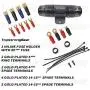 TOPSTRONGGEAR 4 Gauge Amp Kit True 4 AWG Amplifier Installation Wiring Amp Kit Install Cables