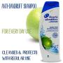 Head and Shoulders Anti Dandruff Shampoo Set: (4 Pack) Head N Shoulders 2 in 1 Green Apple Fresh Dandruff Treatment Shampoo & Shower Shampoo Scalp Scrubber Massage Brush