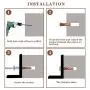 HongWay 370pcs Plastic Drywall Wall Anchors Kit with Screws, Includes 5 Different Size Anchors and Screws