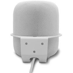 Wall Mount Compatible Apple HomePod, ALLICAVER Sturdy Metal Made Mount Stand Holder Compatible Apple HomePod. (White)