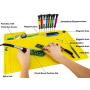 KOTTO Anti-Static ESD Safe Magnetic Soldering Mat, Silicone Repair Mat, includes Repair Tools Kit and Anti Static Grounding Wire for BGA Soldering Iron, Heat Gun, Cell Phone Laptop (18 x 12 inch)