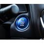 iJDMTOY 2pc Set Blue Aluminum Keyless Engine Push Start Button & Surrounding Decoration Ring Compatible With Mazda 3 6 CX-3 CX-5 CX-9 MX-5 w/Push Start Engine Feature