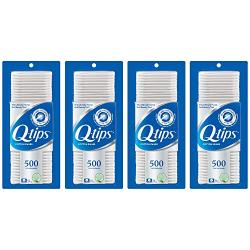 Q-Tips Swabs Cotton, 500 Count (Pack of 4)