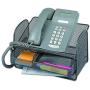 Safco Products 2160BL Onyx Mesh Telephone Stand With Drawer, Black