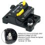 LENKRAD 50-Amp Circuit Breaker, Waterproof and Dustproof Surface-Mount Trolling with Manual Reset (50A)