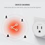 Smart Plug Works with Alexa, Google Assistant, SmartThings for Voice Control, Teckin Mini Smart Outlet Home Automation Modules, No Hub Required, FCC ETL Certified,Only Supports 2.4GHz Network