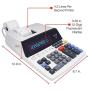 Sharp EL-1197PIII Heavy Duty Color Printing Calculator with Clock and Calendar