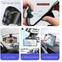 HORDZOOM Car Phone Holder Mount Strong Clip Non-Slip, 360 Degree Rotation Dashboard HUD Phone Holder for Car, Compatible with iPhone Samsung Galaxy LG Nokia Etc