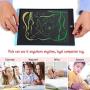 Newest LCD Writing Tablet, Electronic Digital Writing &Colorful Screen Doodle Board, Cimetech 12-Inch Handwriting Paper Drawing Tablet Gift for Kids and Adults at Home,School and Office (Blue)
