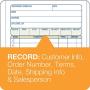 Adams Sales Order Book, 2-Part, Carbonless, White/Canary, 4-3/16 x 7-3/16 Inches, 50 Sets per Book (DC4705)