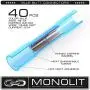Heat Shrink Wire Connectors 100 pcs Kit Waterproof Insulated Electrical Crimp Marine Automotive