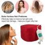 PinJaze - Hair Care Hat - Hair Steamer Cap - with 2 Level Temperature Control Thermal Cap For Home Hair Spa Hair Steamer Cap - Perfect for Family Personal Care (Red)