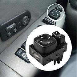 Driver Side Power Mirror Switch 901-124 for 2000-2002 Chevy Silverado Suburban Tahoe GMC Sierra Yukon Cadillac Escalade Replaces 15045085 19259975