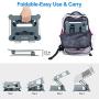 Urmust Laptop Notebook Stand Holder, Ergonomic Adjustable Ultrabook Stand Riser Portable Compatible with MacBook Air Pro, Dell, HP, Lenovo Light Weight Aluminum Up to 15.6''(Blue)
