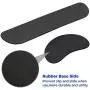 Gimars Superfine Fiber Widen Memory Foam Set Nonslip Mouse Pad Wrist Support & Keyboard Wrist Rest Support for Office, Computer, Laptop & Mac & Comfortable & Lightweight for Easy Typing & Pain Relief