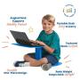 ECR4Kids - ELR-15810-BL The Surf Portable Lap Desk, Flexible Seating for Homeschool and Classrooms, One-Piece Writing Table for Kids, Teens and Adults, GREENGUARD [GOLD] Certified, Blue