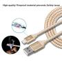 Micro USB Charger(6ft), iSeekerKit High Charging Speed USB 2.0 A Male to Micro Nylon Braided Cords with Aluminum Connectors for Samsung, HTC, Nokia, Android and More [3 Pack]